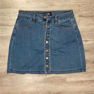 Fashion Nova Jean skirt